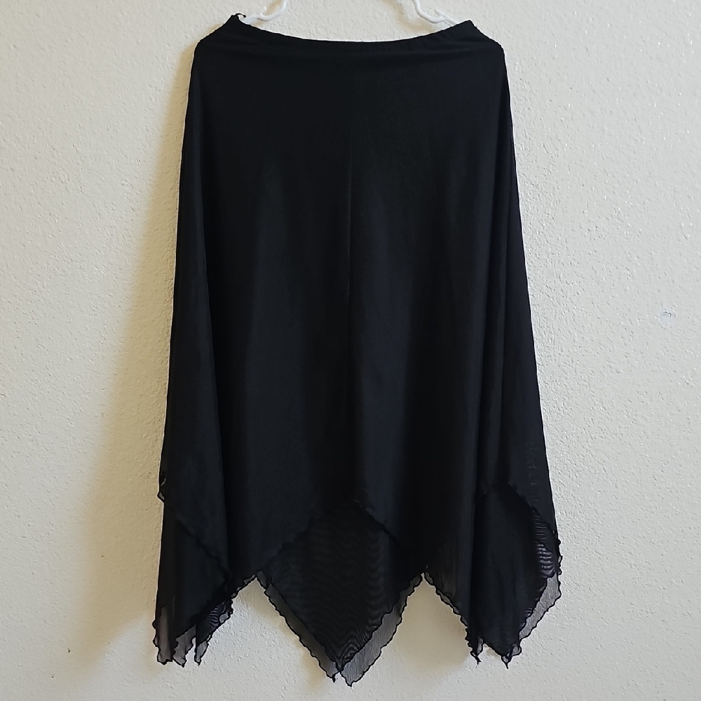 Jessica Howard Asymmetrical Black Skirt